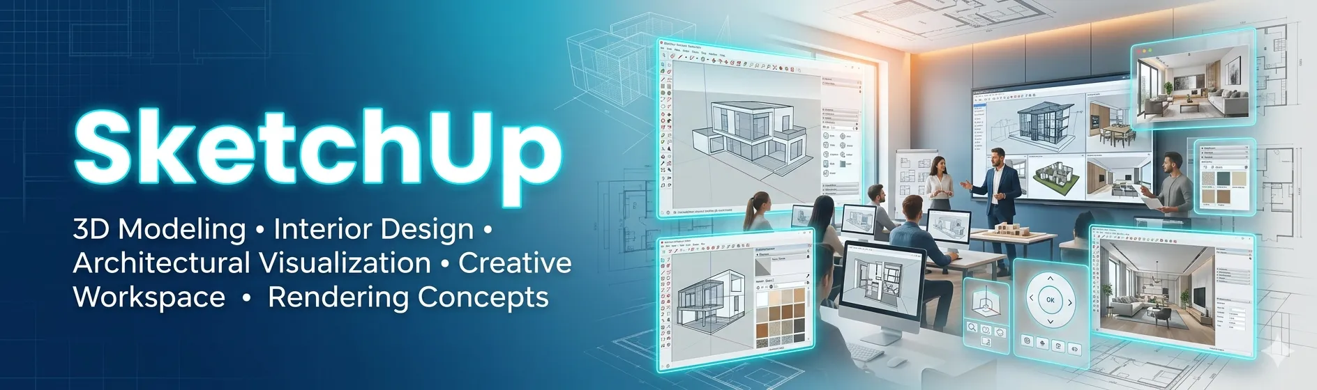 Best Sketch UP CAD Training center in chennai
