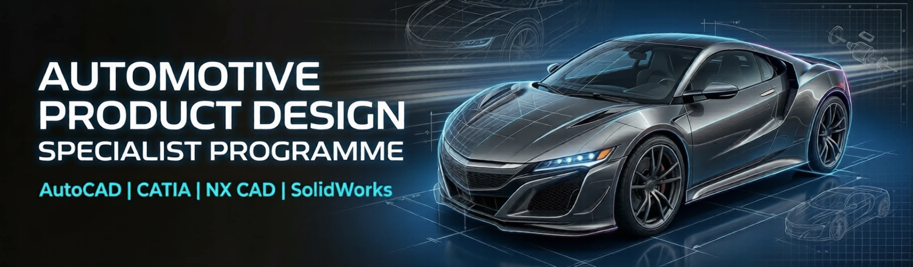 best Mechanical cad training Institute Banner images