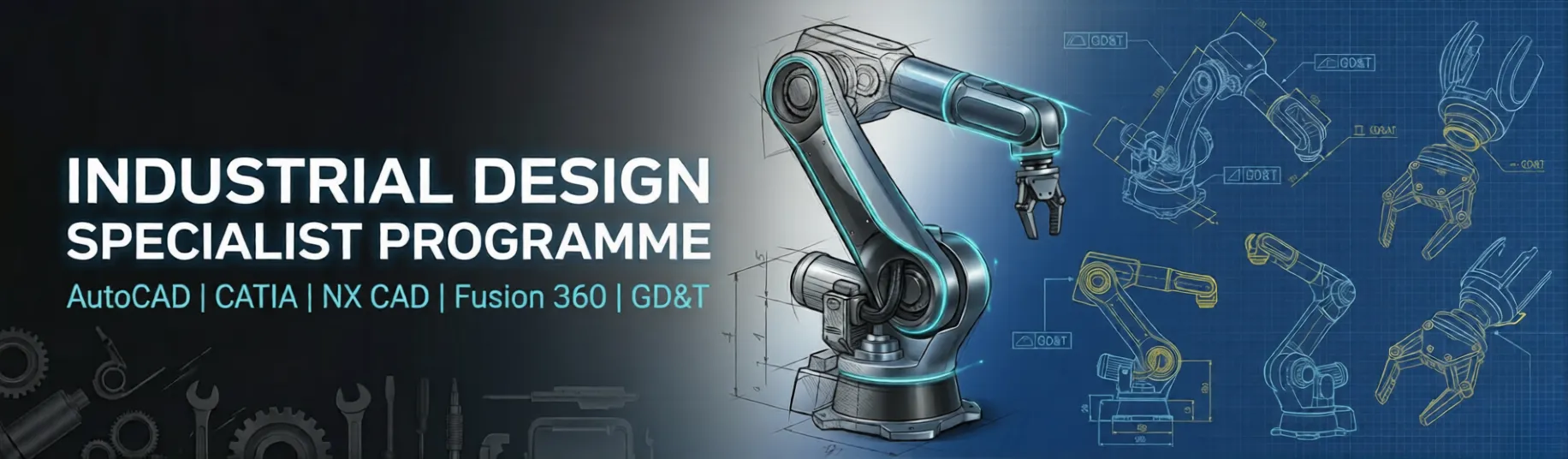 best Mechanical cad training Institute Banner images